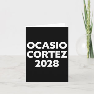 Aoc 2028 - Ocasio Cortez 2028 Card