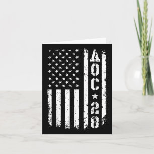 Aoc 2028 Us Flag Card