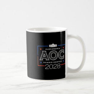 Aoc 2028 White House Coffee Mug