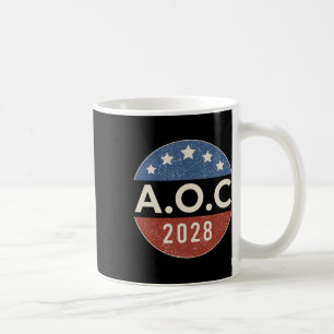 Aoc Alexandria Ocasio Cortez 2028 For President El Coffee Mug