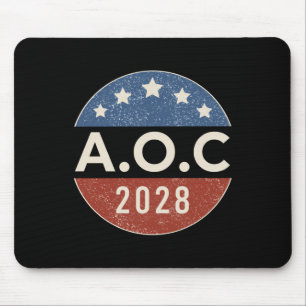 Aoc Alexandria Ocasio Cortez 2028 For President El Mouse Mat