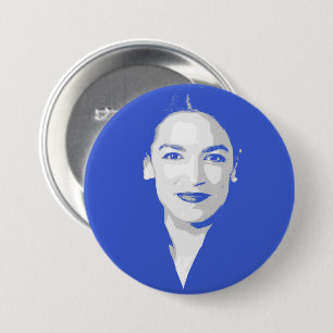 AOC - Alexandria Ocasio-Cortez 7.5 Cm Round Badge