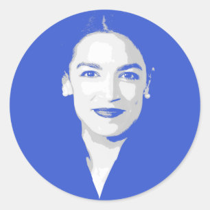 AOC - Alexandria Ocasio-Cortez Classic Round Sticker