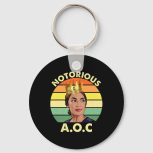 Aoc Alexandria Ocasio-cortez First Female Presiden Key Ring