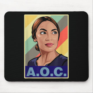 Aoc Alexandria Ocasio-cortez First Female Presiden Mouse Mat