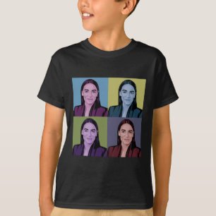 Aoc Alexandria Ocasio-cortez First Female Presiden T-Shirt