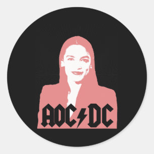 Aoc - Andria Ocasio-cortez - Latina Congress  Classic Round Sticker