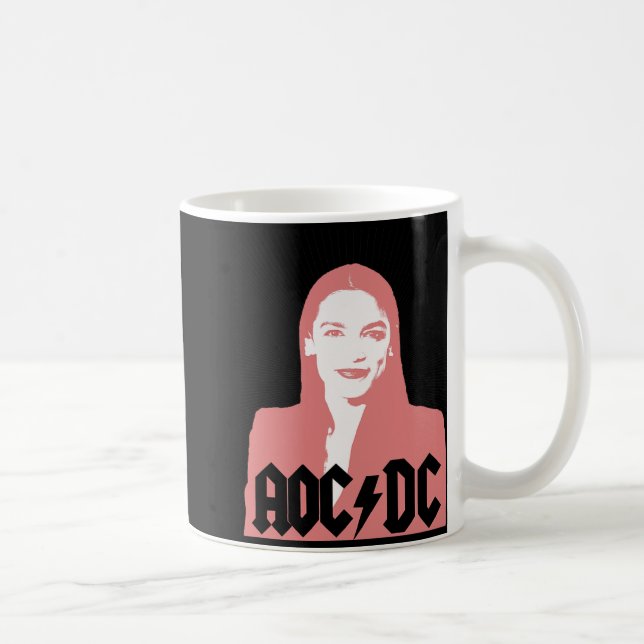Aoc - Andria Ocasio-cortez - Latina Congress  Coffee Mug (Right)