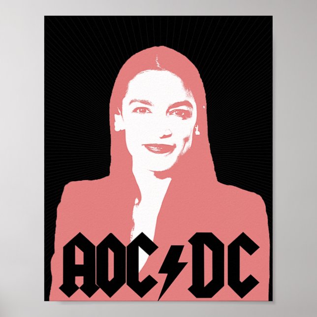 Aoc - Andria Ocasio-cortez - Latina Congress  Poster (Front)