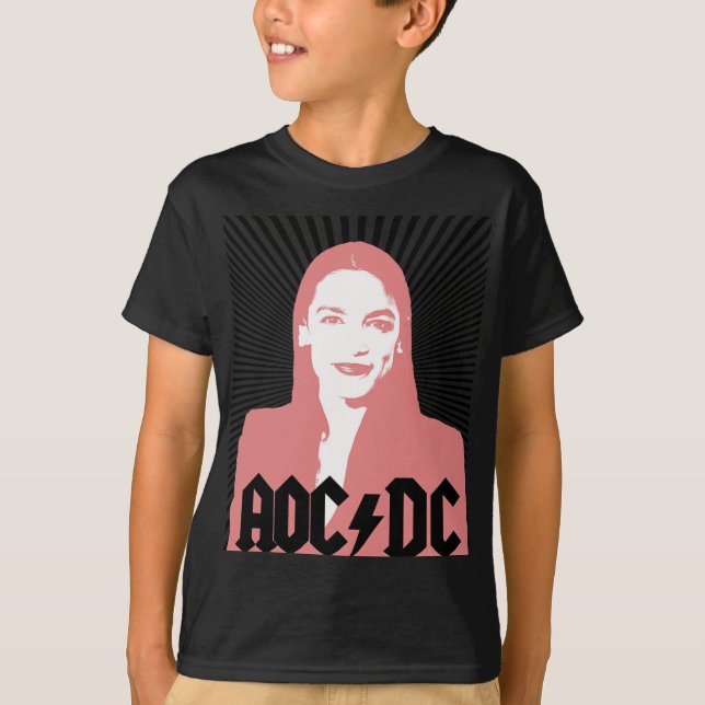 Aoc - Andria Ocasio-cortez - Latina Congress  T-Shirt (Front)
