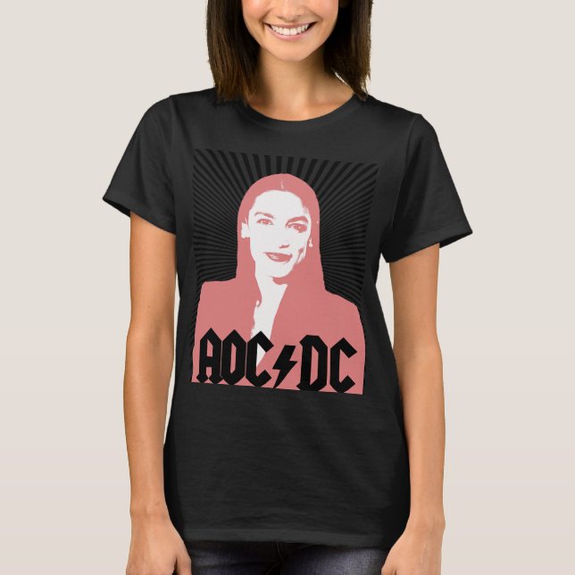 Aoc - Andria Ocasio-cortez - Latina Congress  T-Shirt (Front)