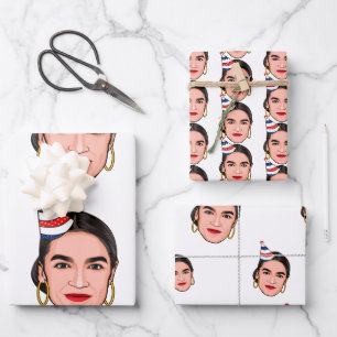 AOC BIRTHDAY WRAPPING PAPER SHEET