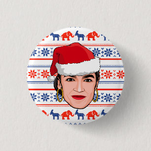 AOC Christmas 3 Cm Round Badge