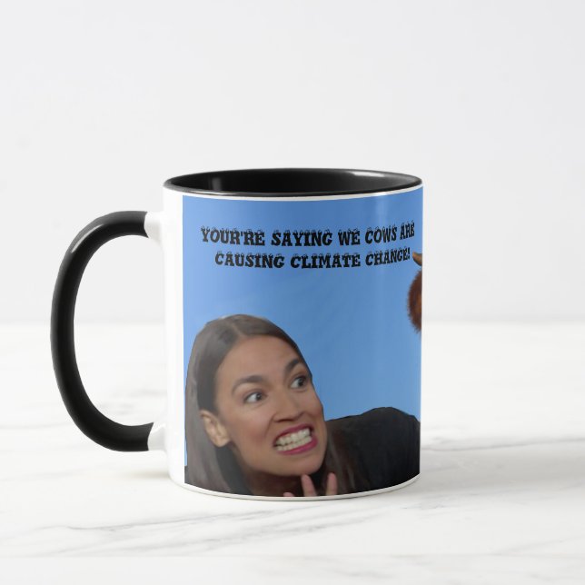 AOC CLIMATE CHANGE MUG (Left)