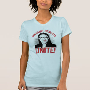 AOC - Democratic Socialists Unite T-Shirt