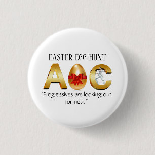 AOC Easter Egg Hunt 3 Cm Round Badge