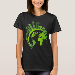 AOC Green New Deal Renewable Energy Solar Wind Pla T-Shirt