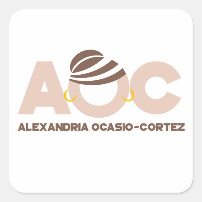 AOC HOPE SQUARE STICKER (Front)