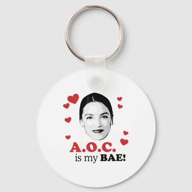 AOC is my BAE Key Ring (Front)