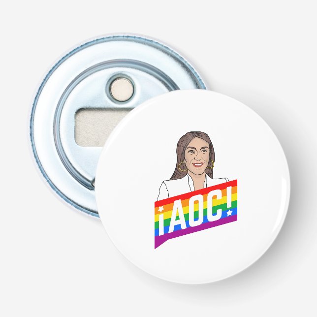 AOC LGBT PRIDE BOTTLE OPENER (Front)