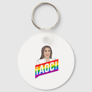 AOC LGBT PRIDE KEY RING
