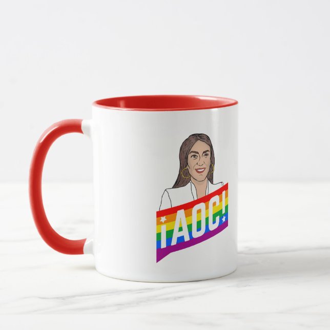 AOC LGBT PRIDE MUG (Left)