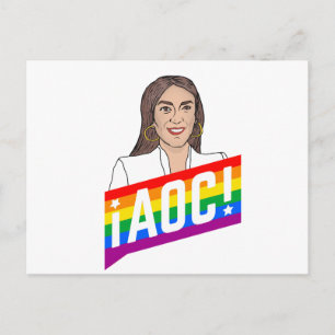 AOC LGBT PRIDE POSTCARD