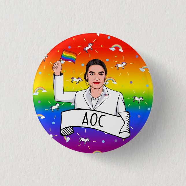 AOC Pride 3 Cm Round Badge (Front)