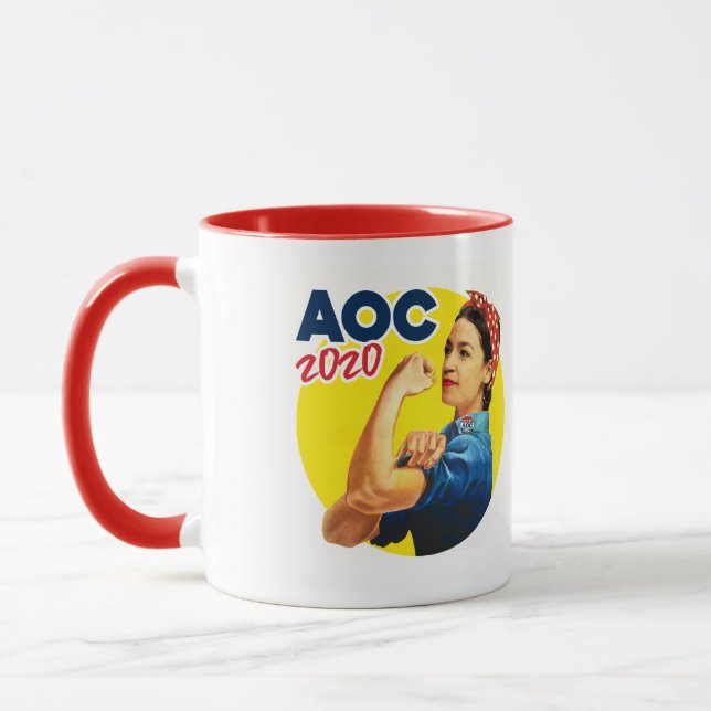 AOC the Riveter 2020 Mug (Left)
