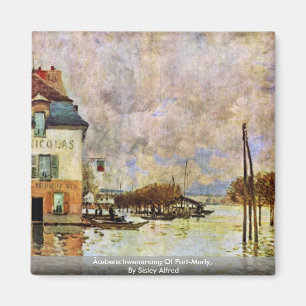 Überschwemmung Of Port-Marly, By Sisley Alfred Magnet