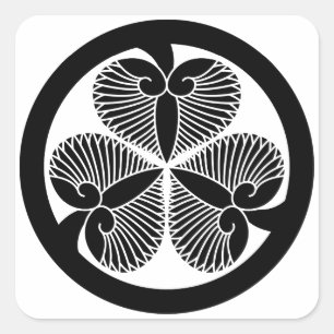Aoi TOKUGAWA (the sixth Ienobu, 35 Zui) 7 Square Sticker