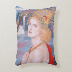 Aoife, c. 1914 by John Duncan Decorative Cushion