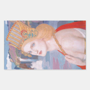 Aoife, c. 1914 by John Duncan Rectangular Sticker
