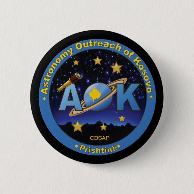 AOK Standard 2-1/4 inch Button (Front)