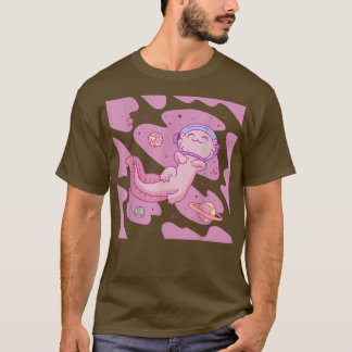Aolotl Costume Funny Space Astronaut Aolotl  T-Shirt
