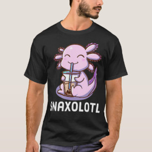 Aolotl Lover Cute Snaolotl Kawaii Bubble Tea Food T-Shirt