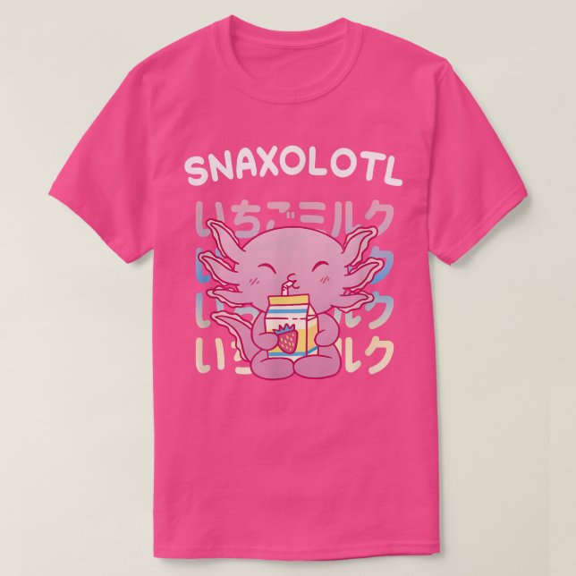 Aolotl Snaolotl Sweets Drink Cute Funny Aolotls Ka T-Shirt (Design Front)