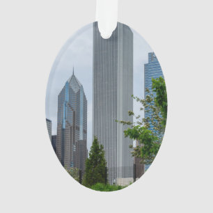 Aon And Two Prudential Ornament