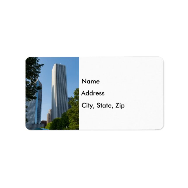 Aon Centre Chicago Address Label (Front)