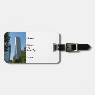 Aon Centre Chicago Luggage Tag