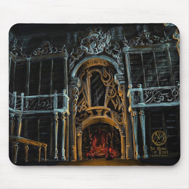 Aon's Library Mouse Mat (Front)