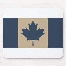 (AOP) Canadian Flag Navy/Tan -