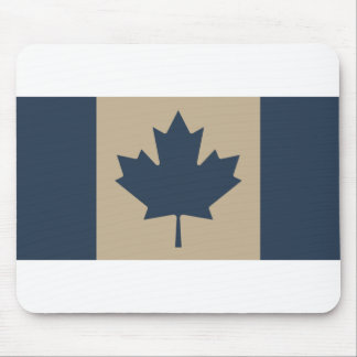 (AOP) Canadian Flag Navy/Tan - Mouse Mat