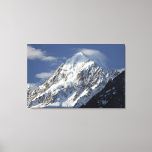 Aoraki Mount Cook, Mackenzie Country, South Canvas Print