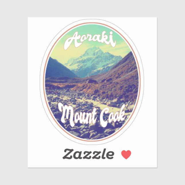 Aoraki: Mount Cook, Mountain, New Zealand (Sheet)