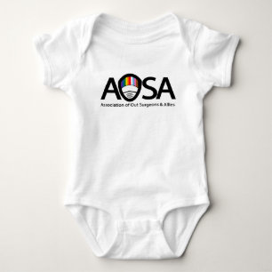 AOSA Baby One piece (front logo) Bodysuit