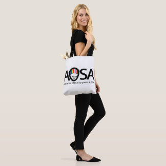 AOSA Tote (white, both side logo) Bag