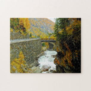 Aosta Valley Italy. Jigsaw Puzzle