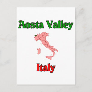 Aosta Valley Italy Postcard