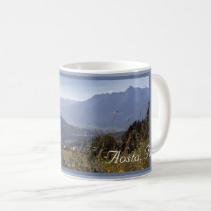 Aosta Valley Mountain View, Italy Coffee Mug